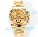 ARF Super Clone Rolex 4131 Cosmo Daytona 904L Yellow Gold Chronograph Watch 